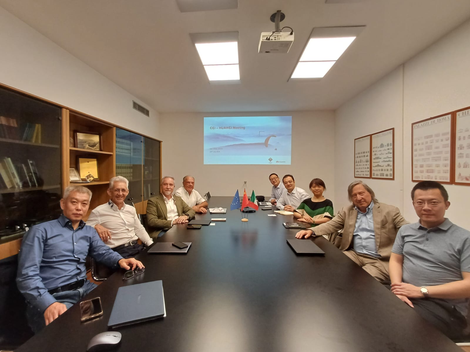 Oggi in visita al CEI la delegazione cinese di Huawei