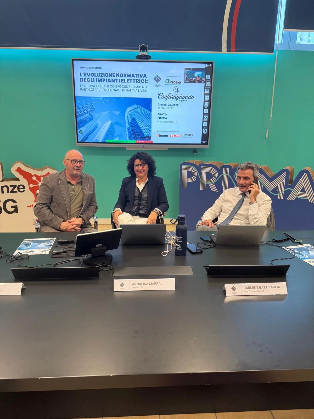 Riparte da Prato il Prosiel Tour 2025 “L’evoluzione normativa degli impianti elettrici”