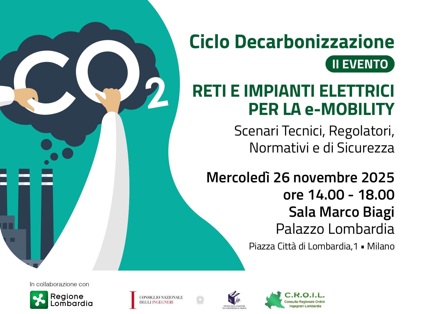Evento “Ciclo decarbonizzazione. Reti e impianti elettrici per la e-Mobility”
